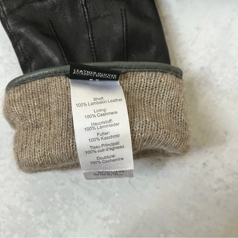 Elma Cashmere Leather Gloves